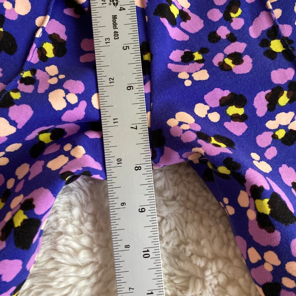 Anthropologie Maeve The Margot Pants Womens XS Blue Floral Kick Flare Cropped - Picture 9 of 11